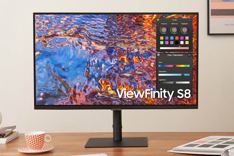 سامسونگ از مانیتور ViewFinity S8 4K برای کاربران حرفه‌ای و تولیدکنندگان محتوا رونمایی کرد